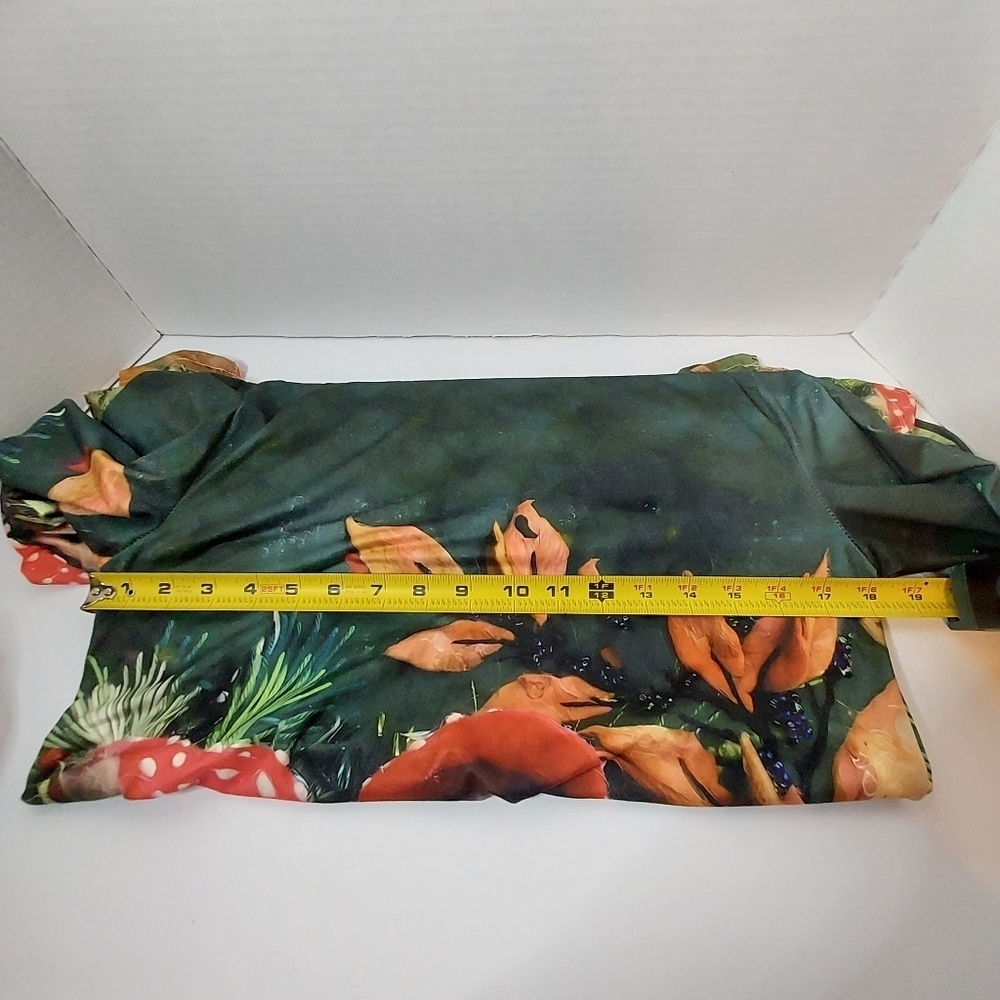 Whimsical Forest Scene Long Sleeve Top with Cute Mouse and Mushrooms - Picture 7 of 9